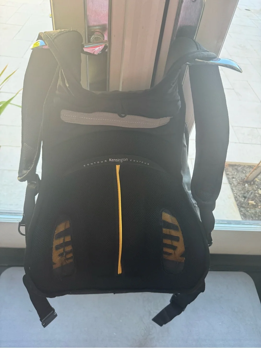Kensington Black Men's Backpack with Multiple Compartments